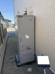 奈良県大和郡山市　電気温水器からエコキュート交換工事
