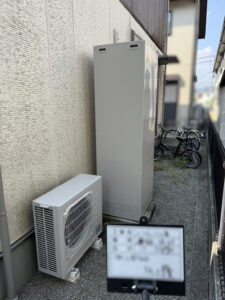 奈良県生駒市　エコキュート交換工事