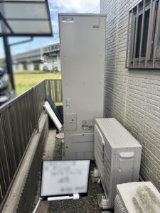 奈良県大和郡山市　エコキュート交換工事