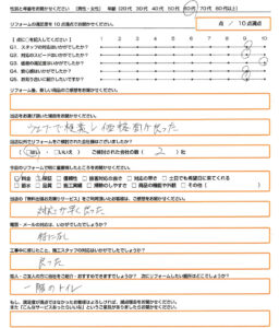 御所市　エコキュート取替のお客様のご感想