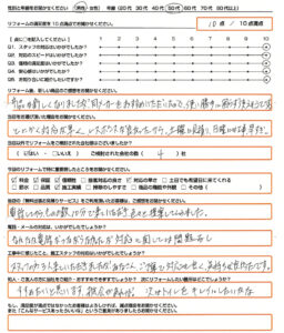 天理市 エコキュート取替のお客様のご感想
