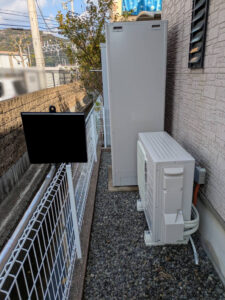 奈良県磯城郡田原本町 電気温水器からエコキュート交換工事
