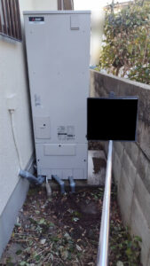 奈良県天理市　電気温水器からエコキュート交換工事